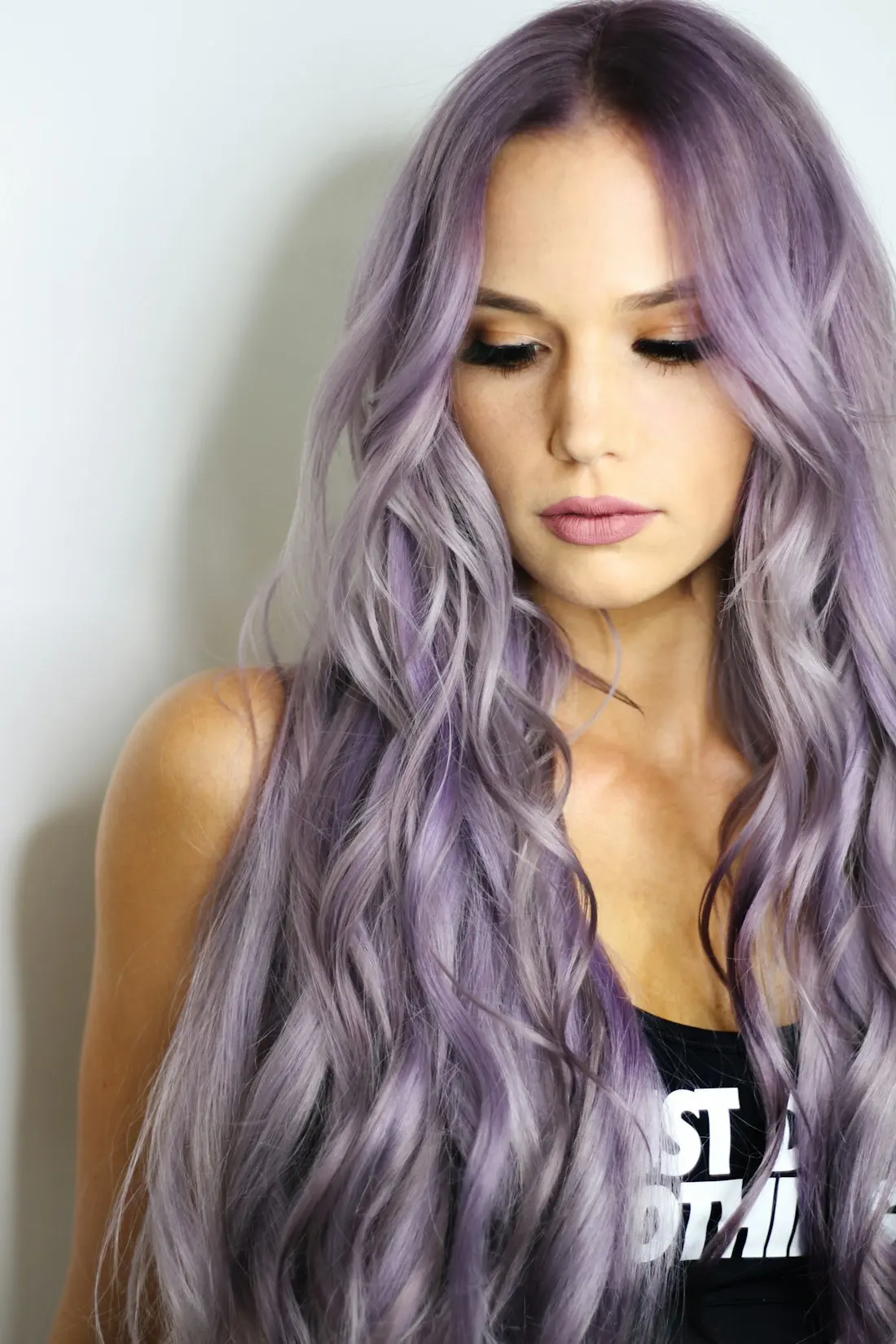 Pastel saç ve makyaj